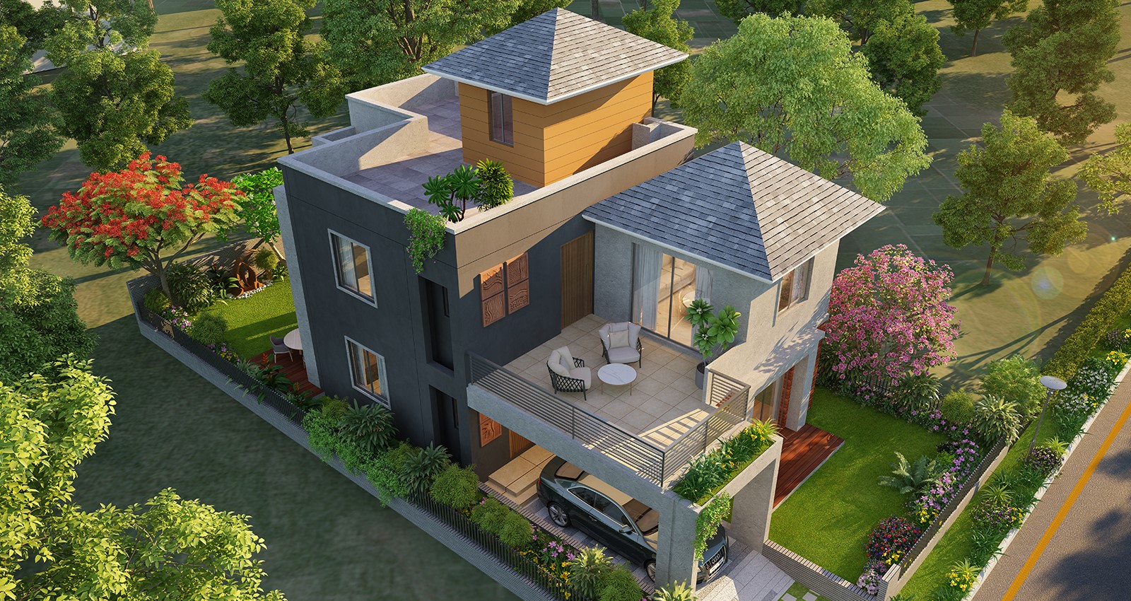 Shrachi Newtown Villas